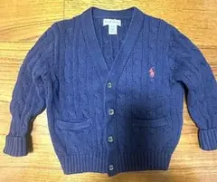 Ralph Lauren ネイビー カーディガン 24M