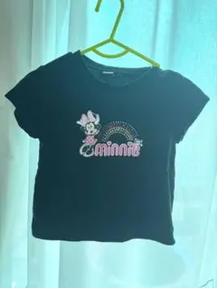 ミニーマウス Tシャツ 100cm 黒