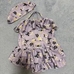 ブランシェスベビー水着 サイズ90 帽子付き