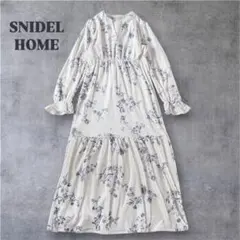 0【美品】SNIDEL HOME ソフトフリース　ティアードワンピースのサムネイル