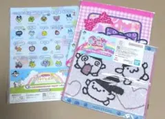 一番くじ　たまごっち クリアファイル ハンドタオル