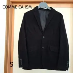 COMME CA ISM コーデュロイ テーラードジャケット 黒 S