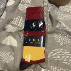 ⭐️新品⭐️Polo Ralph Lauren ストライプソックス 25-27cm