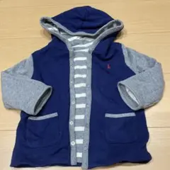 ラルフローレン　キッズ　アウター　上着　フード付き　リバーシブル