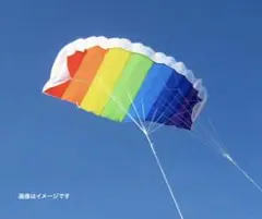 スポーツカイト レインボー 2ハンドル 特技 凧揚げ 軽量 アウトドア