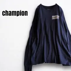 ot51925 チャンピオン　カレッジTシャツ　ロンTプリントカットソー　ビッグ