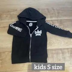 RODEO CROWNS ブラック パーカー　キッズ　S size