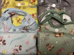 折りたたみ/エコバッグ/ミッキーマウス/ミニーマウス/4個セット