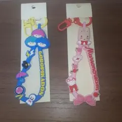 サンリオ　キャラクター大賞　ゴロピカドン　マロンクリーム　ラバーキーホルダー