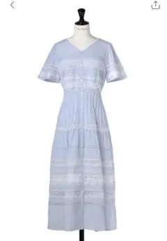 Clair Pintuck Lace Dress herlipto - メルカリ