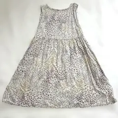 ユニクロ　小花柄ワンピース　120