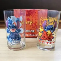 ガラスコップ スティッチ experiment 626 グラス 2個セット