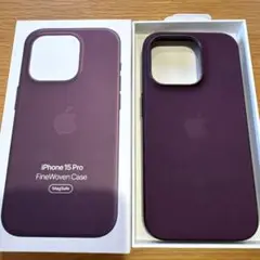 iPhone 15 Pro FineWoven Case Apple純正