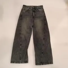 WYM VINTAGE WASHED CURVED DENIM