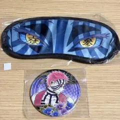 鬼滅の刃 猗窩座 アイマスク 原作 コレクション缶バッジ