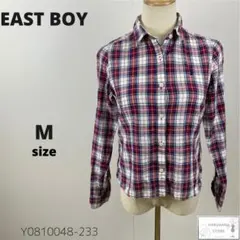 EAST BOY イーストボーイ トップス シャツ 長袖 チェック柄 M