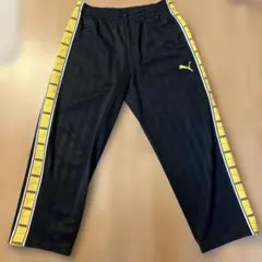 PUMA ジャージパンツ Lサイズ ブラック/イエロー