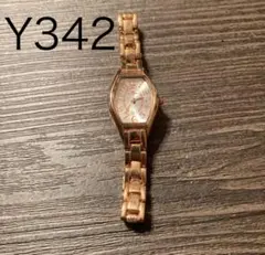 【Y342】新品 ゴールド アナログ腕時計のサムネイル