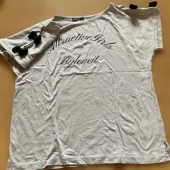 by LOVEiT 半袖Tシャツ グレー 160cm リボン付きのサムネイル