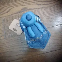 青いキャラクター型ぬいぐるみ◇倉敷スヌーピー