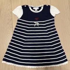 Ralph Laurenサマーニットワンピース 9-12M 綿100