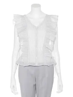 snidel オーガンジーフリルブラウス シースルー 美品 frayid