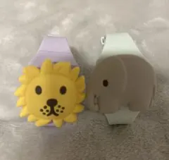 ミッフィー マスコットウォッチ ライオン ゾウ