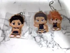 ハイキュー一番くじG賞烏野アクリルチャーム 澤村大地 日向翔陽 田中龍之介