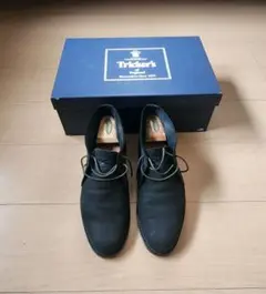 Tricker's スエードチャッカブーツ ブラック　サイズ7のサムネイル
