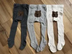 GAPくまさんタイツ3色セット　12-24m