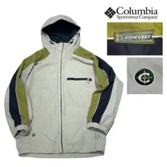 90s Columbia コロンビア CONVERT ナイロン ラインジャケット