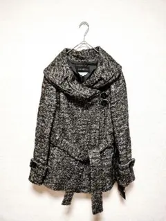 新品　VIVA PRESTO　ボリューム襟ジャケットコート　M