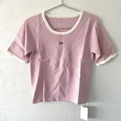 新品◯Auntie Rosa 半袖ニット◯ピンク　カットソーのサムネイル