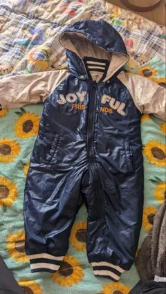 エルフィンドール　90センチ　紺　ロンパース　長袖　ベビー服