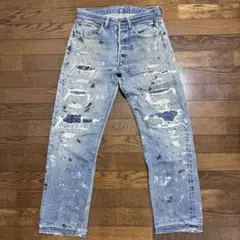 LEVI'S 501 BIGE 1960s Vintage OVERDESIGN