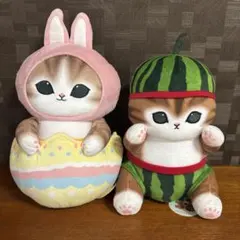 フルーツにゃんBIGぬいぐるみ モフサンド ドラゴンフルーツ＆スイカ