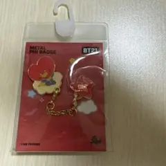 BT21 TATA メタルピンバッジ チェーン付きのサムネイル