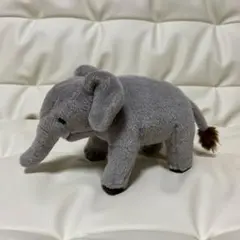 ラムリース】ゾウ ぬいぐるみ パイル生地 ベージュ 俣野温子
