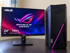 ASUS ROG ゲーミングPC RTX2060S+144Hzモニターセット