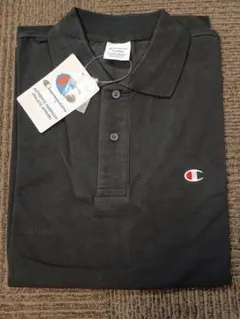 Champion 黒 ポロシャツ 3L