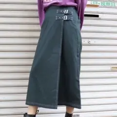 jouetie カラーステッチラップスカート