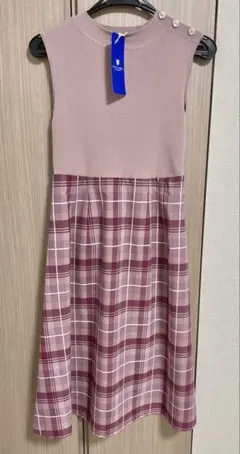 新品未使用　バーバリー　BLUE LABEL ノースリーブワンピース B ピンク