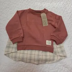 makeponö ダークピンク トップス 90