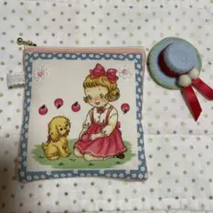 マーガレット＆ソフィー　ふっくらミニポーチ　ハンドメイド