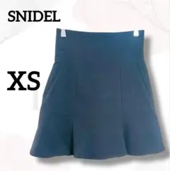 スナイデル　フレアパンツ　XS　黒　ハイウエスト　ショーパン　上品　お洒落