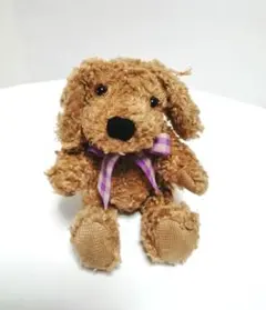 犬 ぬいぐるみ キーホルダー プードル　　マスコットキーホルダー