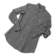 POLO RALPH LAUREN ニットドレスシャツ ストライプシャツ S