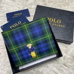 【新品未使用】ポロラルフローレン　二つ折り財布　ポロベア　コインケース付き