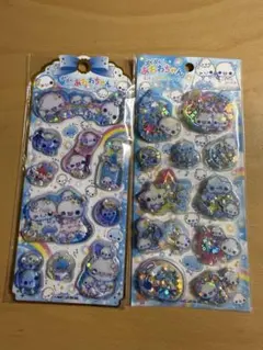 あわわちゃん　ウォーターシール　スパンコールパーティー カミオジャパン2枚セット