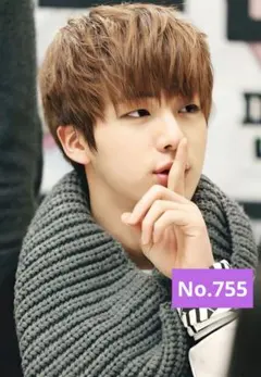 【ジン】No.755    写真　L版　ジン　JIN　ソクジン　BTS